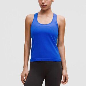 NWT Lululemon Swiftly Tech Racerback Tank 2.0 *Race, Sz 4, Cerulean Blue